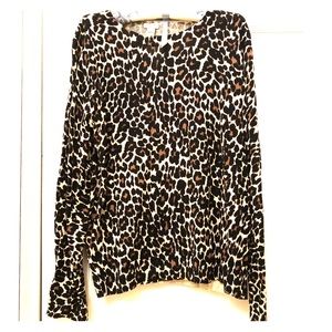 Fun J. Crew cheetah print sweater. New with tags